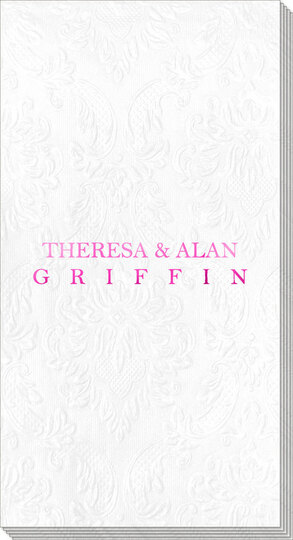 Griffin Carte Embossed Guest Towels